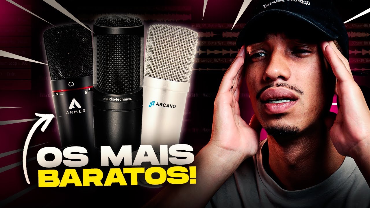 MICROFONES BONS E BARATOS PARA GRAVA&Ccedil;&Atilde;O DE VOZ EM 2024