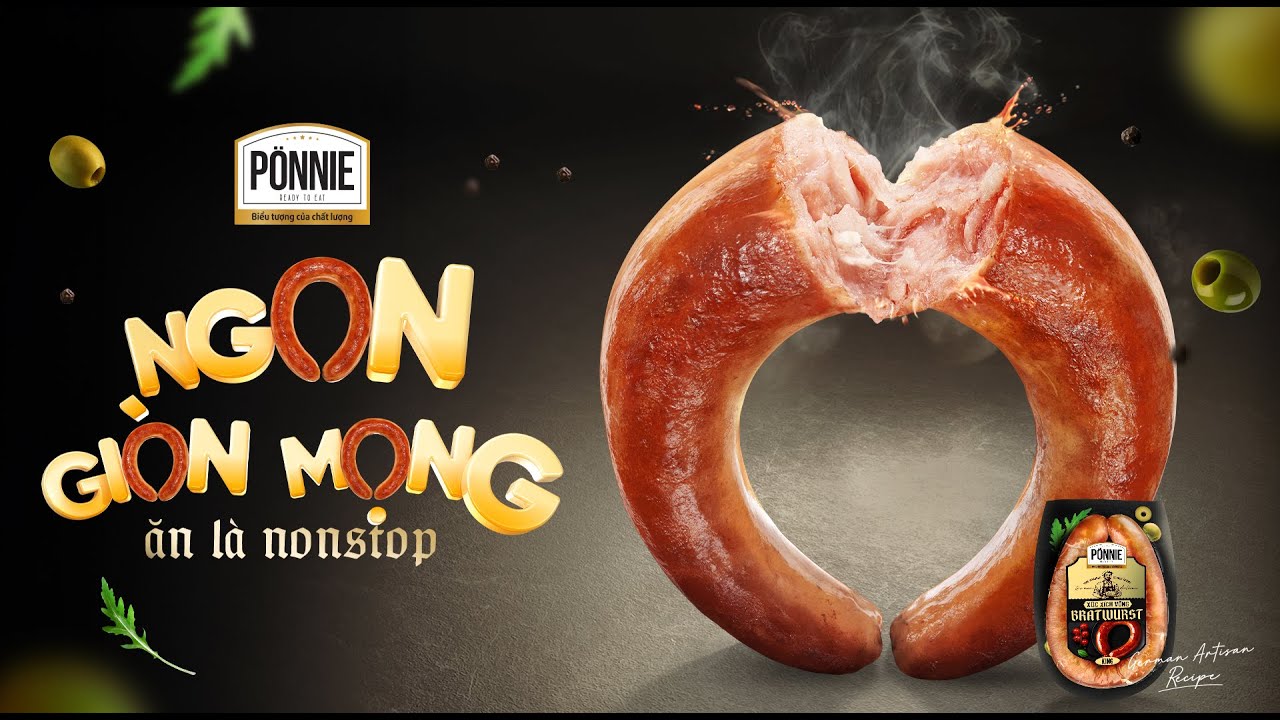 XÚC XÍCH VÒNG PONNIE | NGON GIÒN MỌNG - ĂN LÀ NONSTOP | 30s TVC