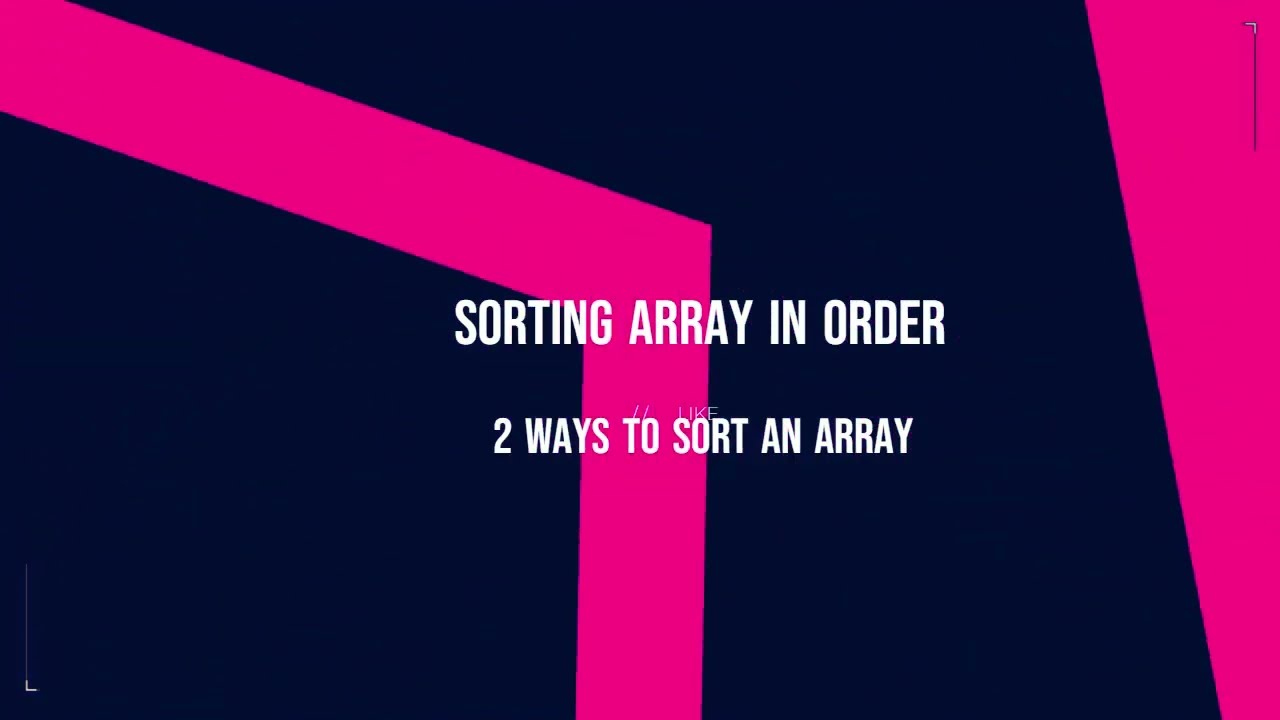 Array sorting in java | Two ways or techniques To sort an array #CuriousCoders @curiouscoders9921