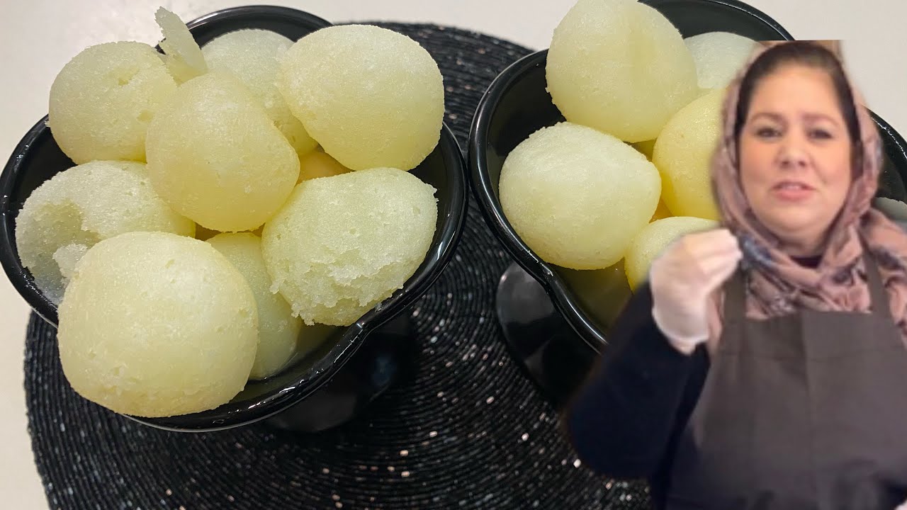 طرز تهیه رسگولا  شیرینی بسیار خوشمزه اسانHow ta cook rasgula👌👌با تمام نکات مهم آن