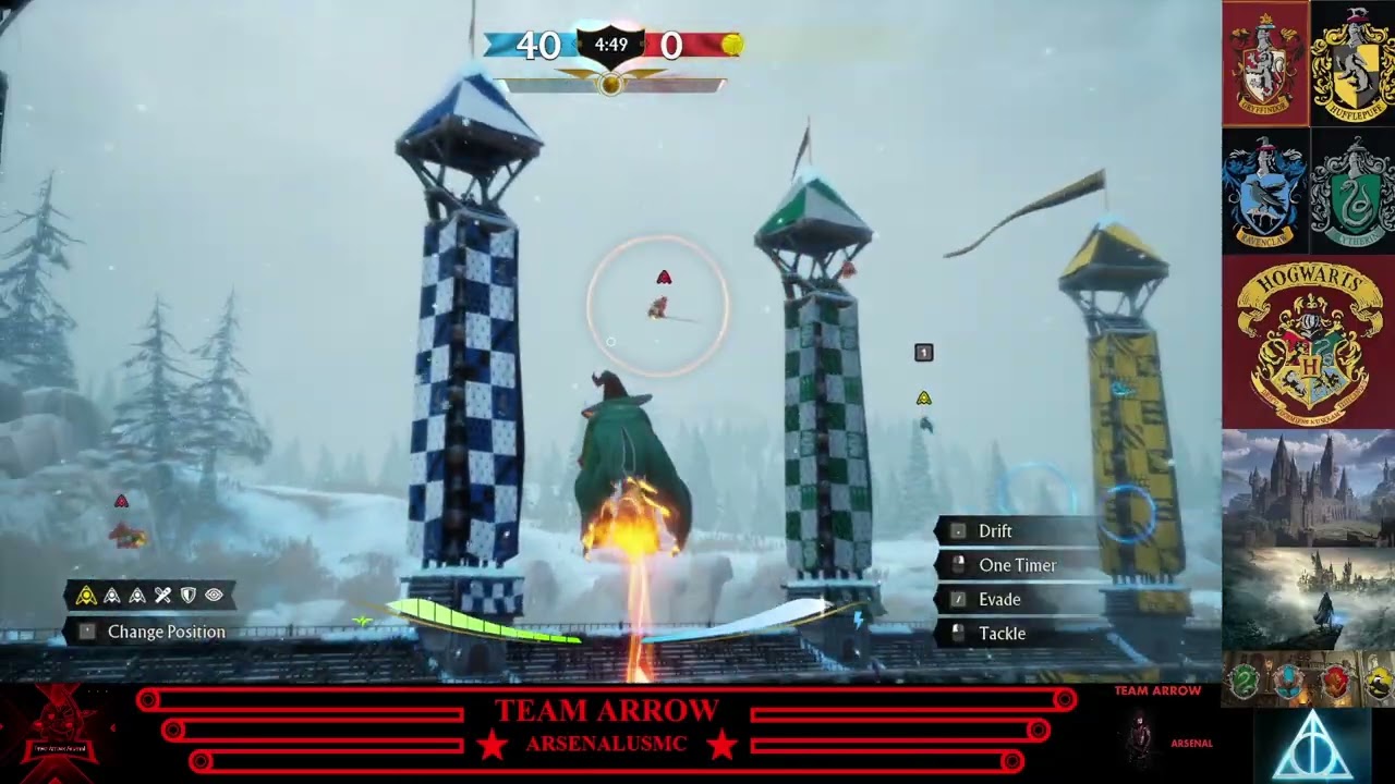 Quidditch World Cup Game 35 Slytherin VS Hufflepuff
