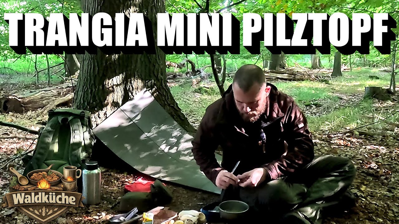 Pilztopf und Gewitter - Trangia Mini 5 Zutaten Waldk&uuml;che 