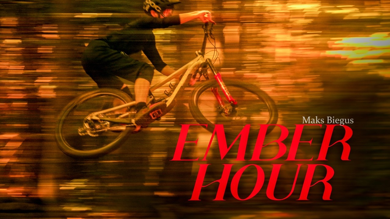 Ember Hour - Mountain bike dream by Maks Biegus