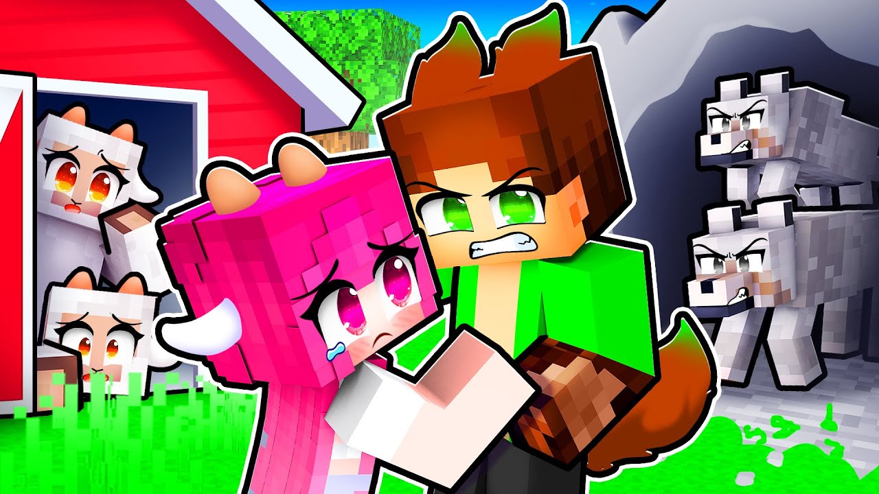 Povestea de *DRAGOSTE* dintre un VARCOLAC si o OAIE pe Minecraft...