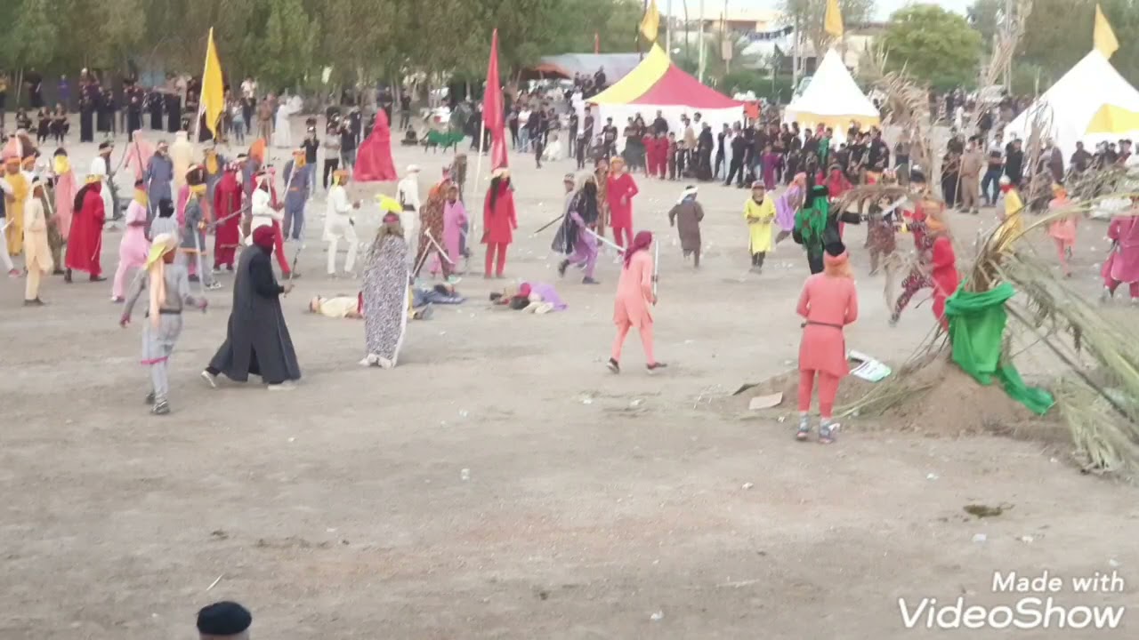 تشابيه واقعه لطف الإمام الحسين.ع.اهلي ناحيه نفر .موكب موسى الكاظم.ع.2021جزء. الاخير.