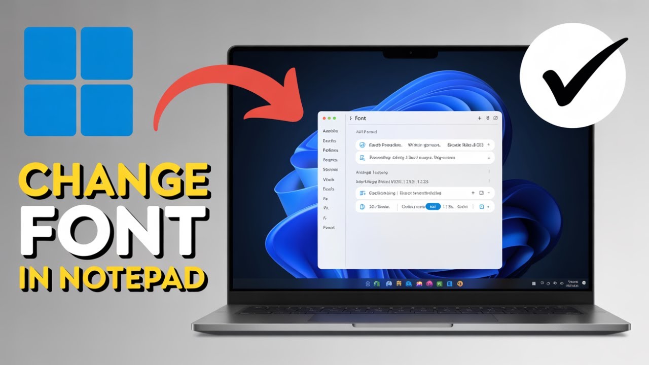How to Change Font & Size in Notepad (Super Easy Guide!)
