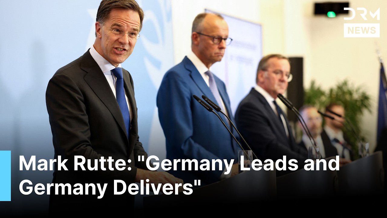 FULL PRESSER: Germany Unveils NATO Defense Push as Rutte Backs Massive Military Expansion | AC1G