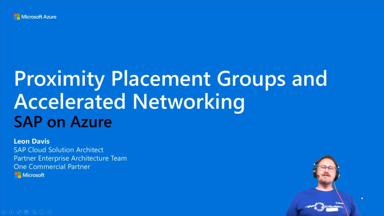 Proximity Placement Groups and Accelerated Networking