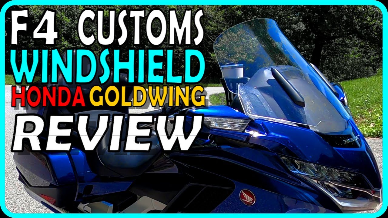 Обзор F4 CUSTOMS — это лобовое стекло просто СУПЕР! (Honda Goldwing)