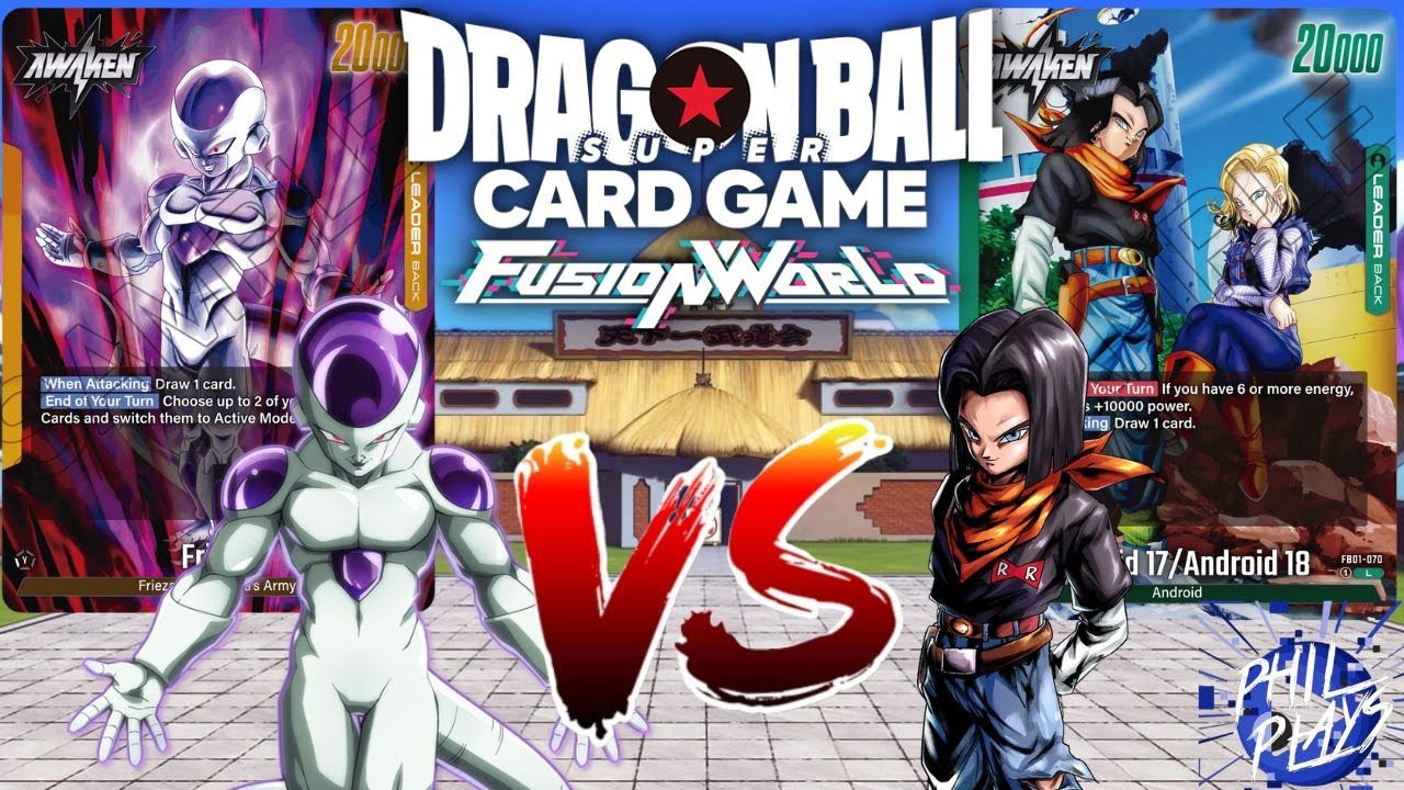 Yellow Starter Frieza VS Green Android 17 & 18! *Dragonball Super Fusion World Card Game*