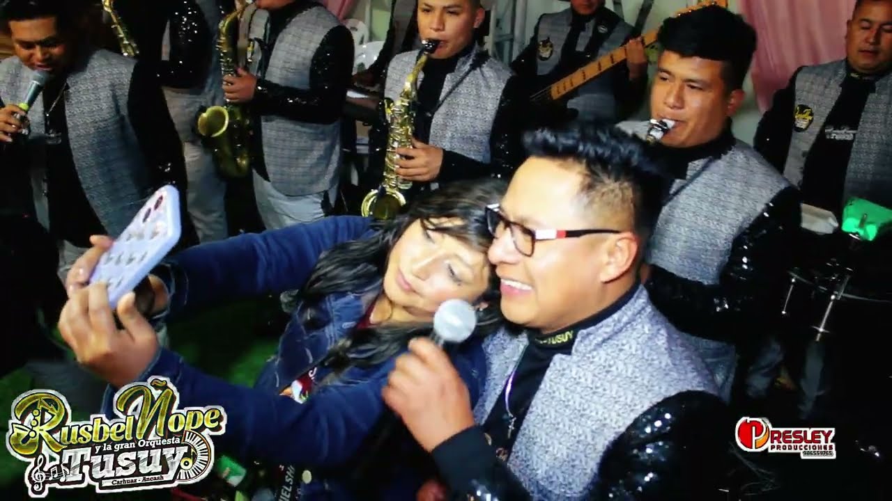 RUSBEL ÑOPE Y LA GRAN ORQUESTA TUSUY ♫ MIX MARIO MENDOZA -HUARAZ - CONCIERTO - 2025