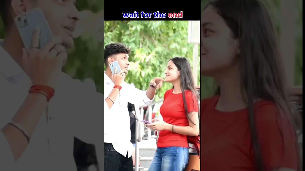 tummy touch prank on cute girl