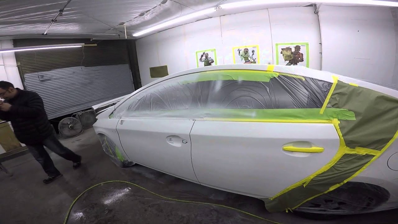 Покраска Авто. Белый Перламутр