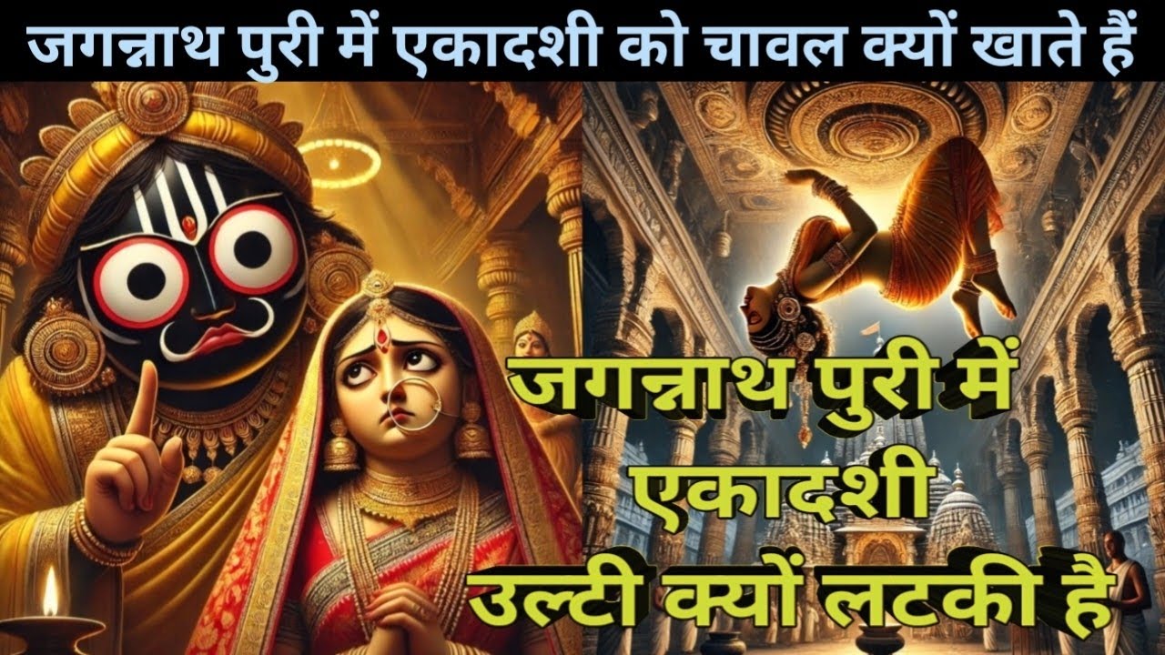 Jagannath Puri Me Ekadashi Ulti Kyon Latki hai || जगन्नाथ पुरी में एकादशी को चावल क्यों खाते हैं ?