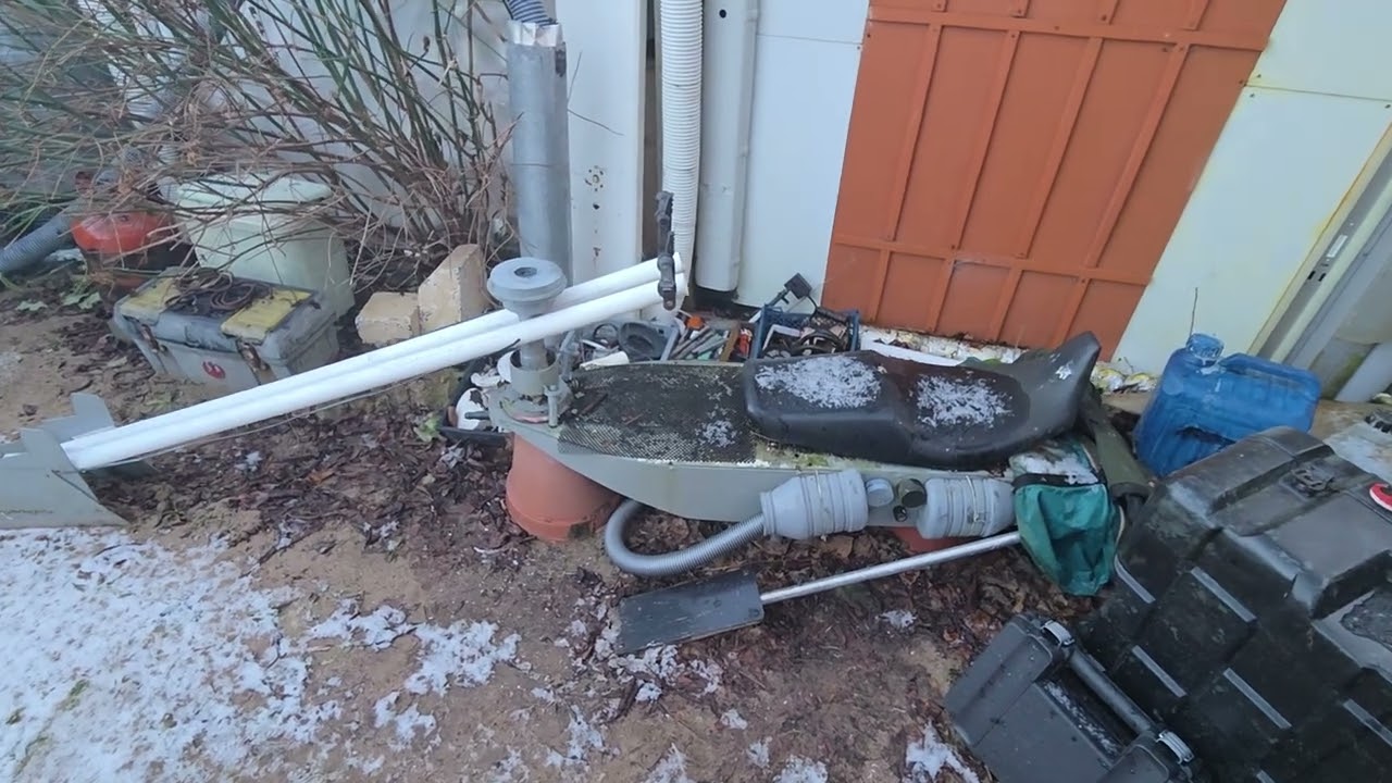 Starwars speeder bike new fork area piping stronger and better looking #scotland #starwars #art 