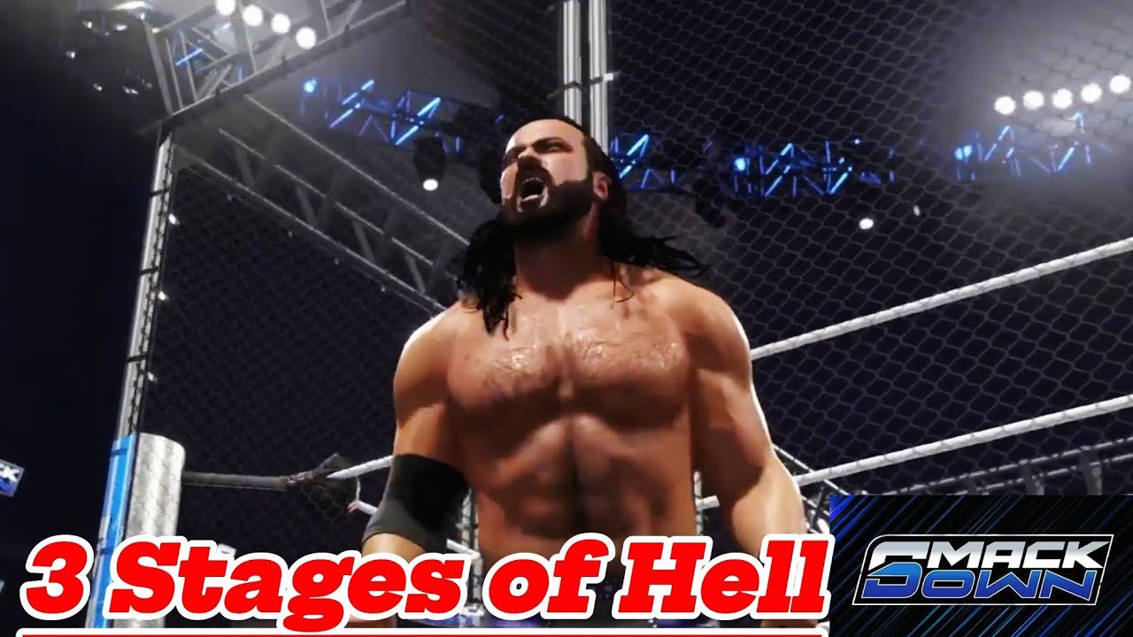 3 Stages of Hell Match! Cody Rhodes vs Drew McIntyre | WWE 2K25 | WWE SmackDown Highlights Today