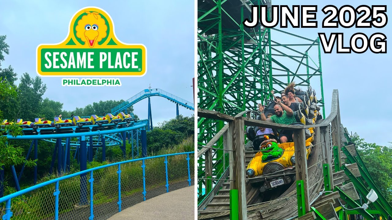 Sesame Place Vlog June 2025 | AMAZING Family Park in Pennsylvania!