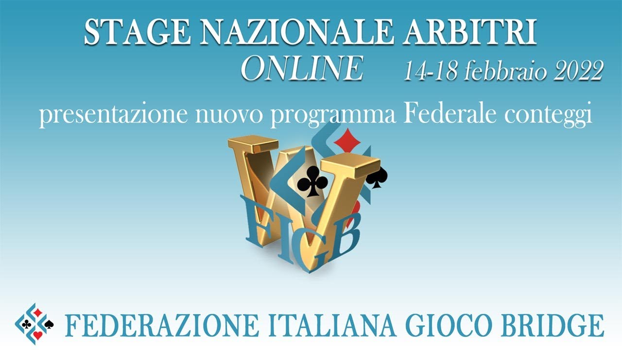 Stage Nazionale Arbitri - Presentazione WFIGB
