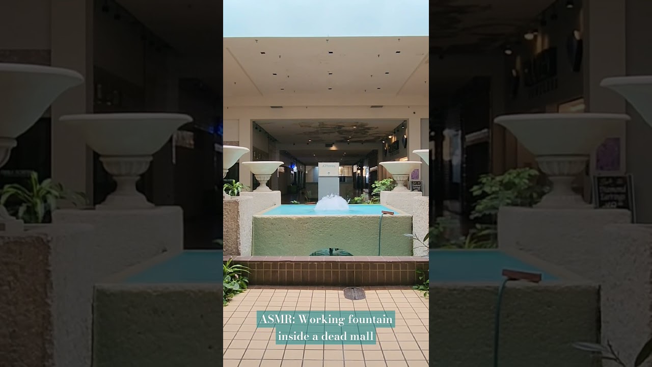 ASMR: Working Fountain Inside A Dead Mall