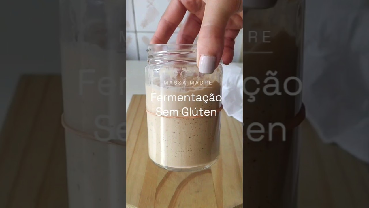 MASSA MADRE - para p&atilde;o de fermenta&ccedil;&atilde;o natural SEM GL&Uacute;TEN 🍞
