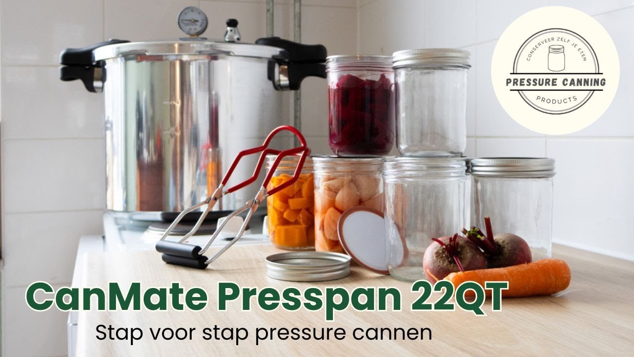 Handleiding | CanMate Presspan 22QT | Stap voor stap pressure cannen