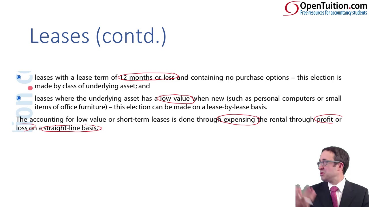 Introduction to IFRS 16 Leases - ACCA (SBR) lectures