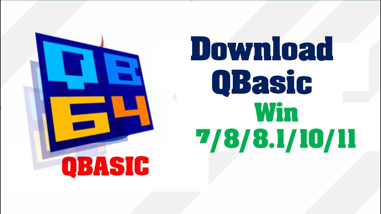 How to Download QBasic | Windows 7/8/8.1/10 | Make Easy