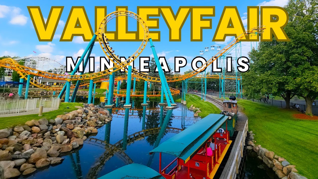 Valleyfair Amusement Park Minneapolis Minnesota Full Tour 2025