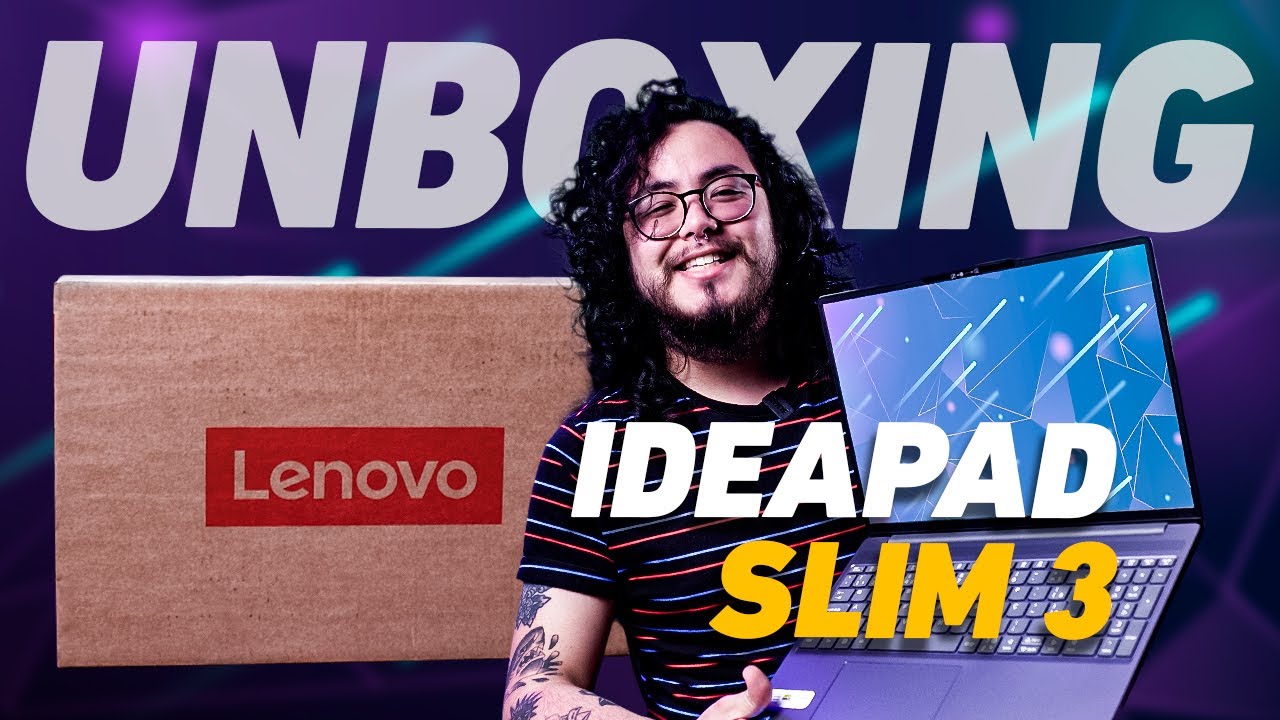 Notebook Lenovo IdeaPad Slim 3 UNBOXING - Melhor note custo-benefício? Vale a pena o SLIM 3?