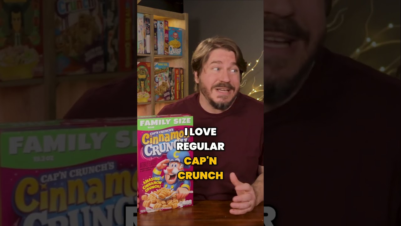 Cap'n Crunch Cinnamon - Great shape! Wrong name.  #cerealreview #cinnamon #new
