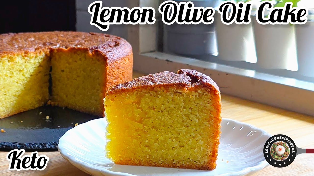 Keto Lemon Olive Oil Cake | Dairy Free | Super Easy | Soft & Moist