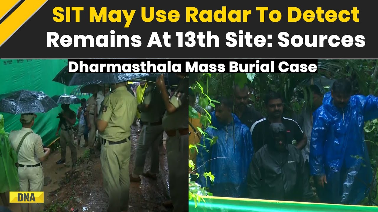 Dharmasthala News: Search Operation Enters 8th Day, SIT Uses GPR To Find Human Remains | Karnataka