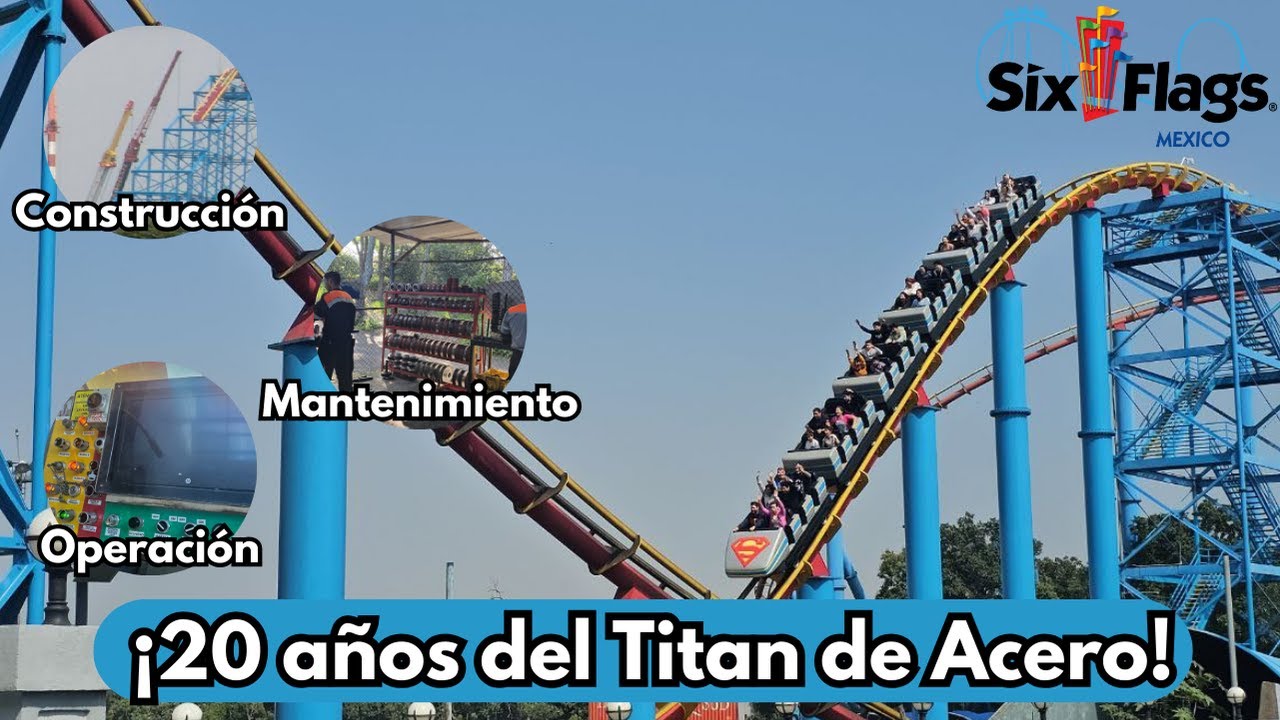 Superman el Ultimo Escape - 20 años del titan de acero | Six Flags Mexico