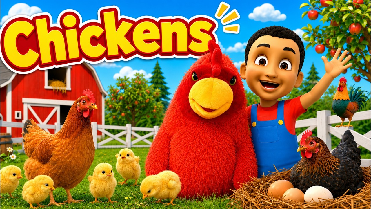 Fun Chicken Facts for Kids! 🐔 Learn About Hens, Roosters & Chicks
