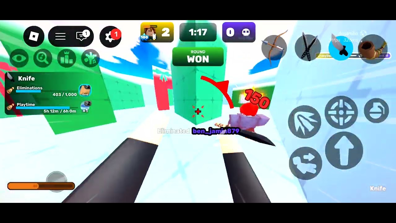 1v1ing random people knife only (part 2)