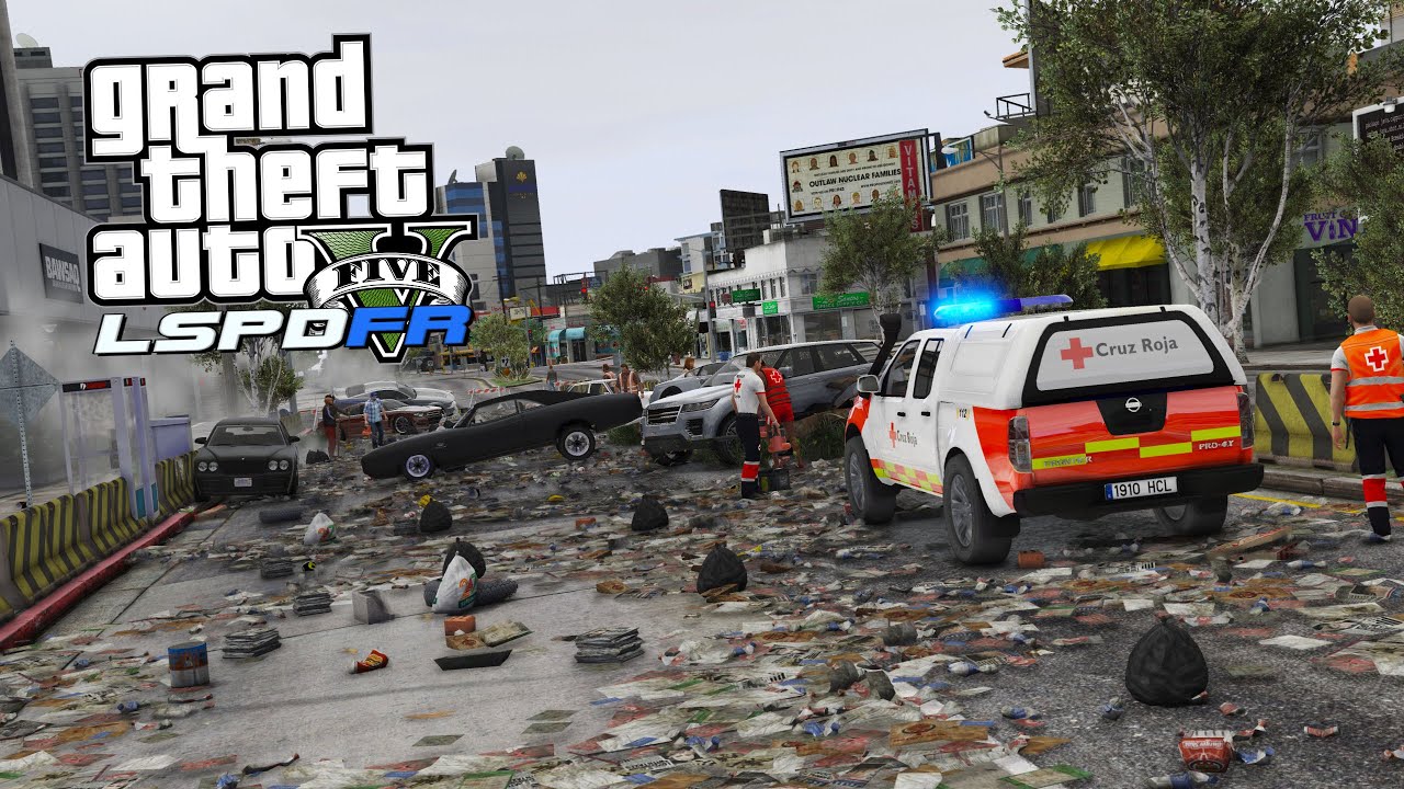 LIMPIANDO las CALLES de VALENCIA  | -  (LSPDFR #1079)