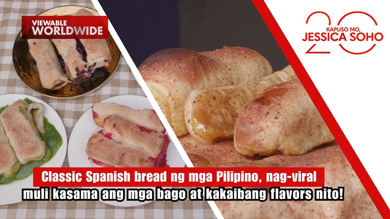 Classic spanish bread, nag-viral muli kasama ang bagong flavors nito | Kapuso Mo, Jessica Soho