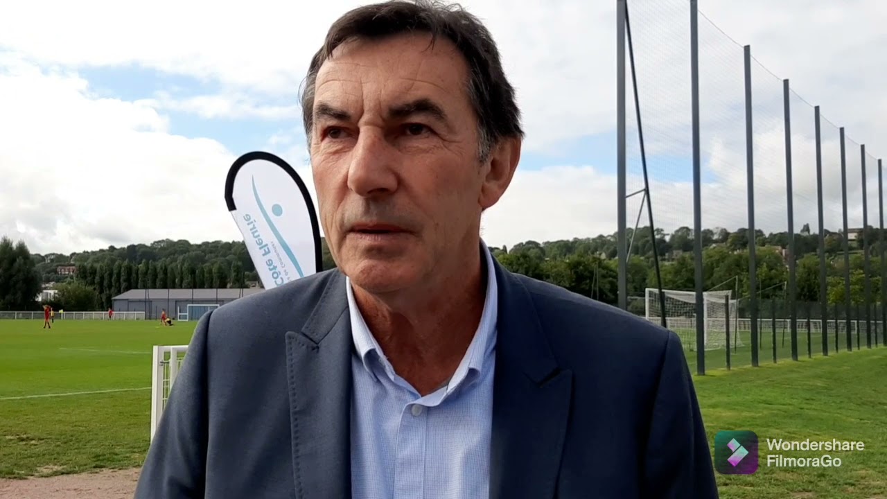 Maxime Bossis, ancien footballeur de l'Équipe de France, au Parc de loisirs, près de Deauville