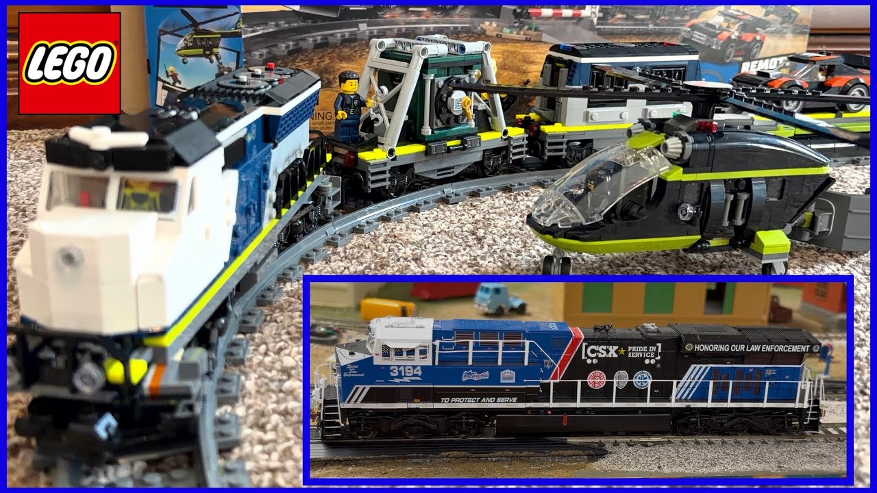LEGO 60508 Ограбление полицейского поезда — мне этот набор действительно нравится.