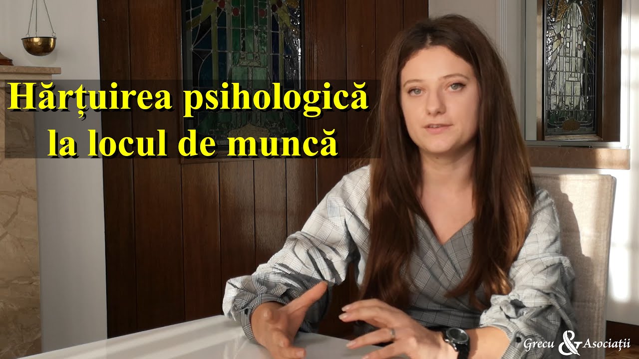 Hărțuirea psihologică la locul de muncă - Avocat Cătălina Nichita