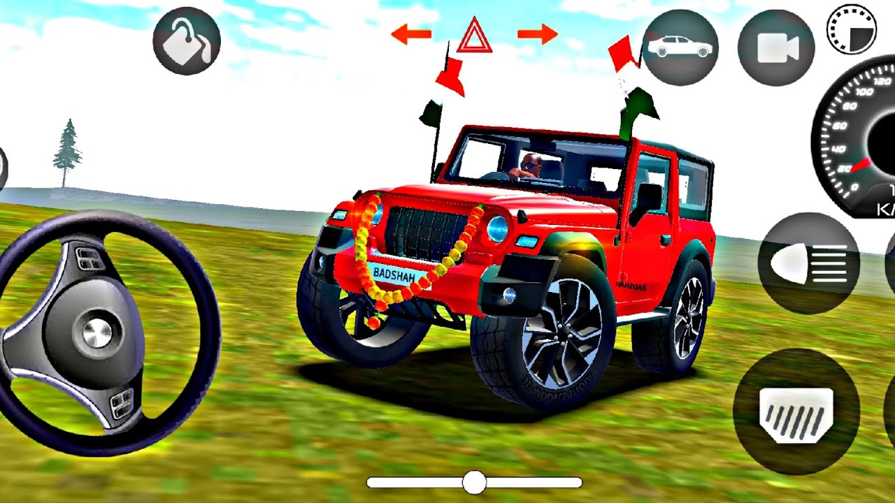 🚘 Indian Car Simulator 3D 😱 | Realistic Indian Thar Drive | Open World Car Game Gameplay level 101