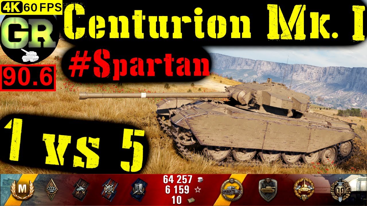 91_World of Tanks Centurion Mk. I WoT Replay - 7 Kills 5.9K DMG(Patch 1.5.0)