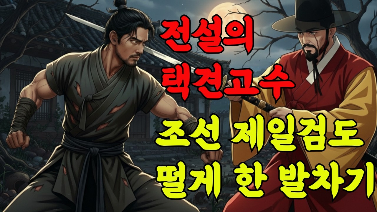 전설의 택견고수, 조선 제일검도 떨게 한 발차기