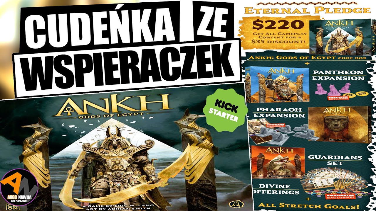 ANKH: BOGOWIE EGIPTU ¦ Najbogatsza edycja ETERNAL z KICKSTARTERA ¦ UNBOXING [2021]