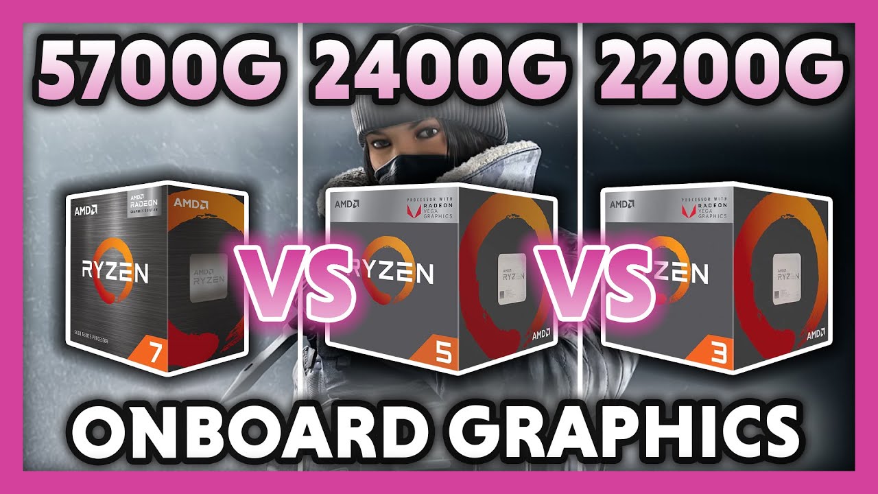 Ryzen 7 5700G vs 2400G vs 2200G Benchmarks |1080p|