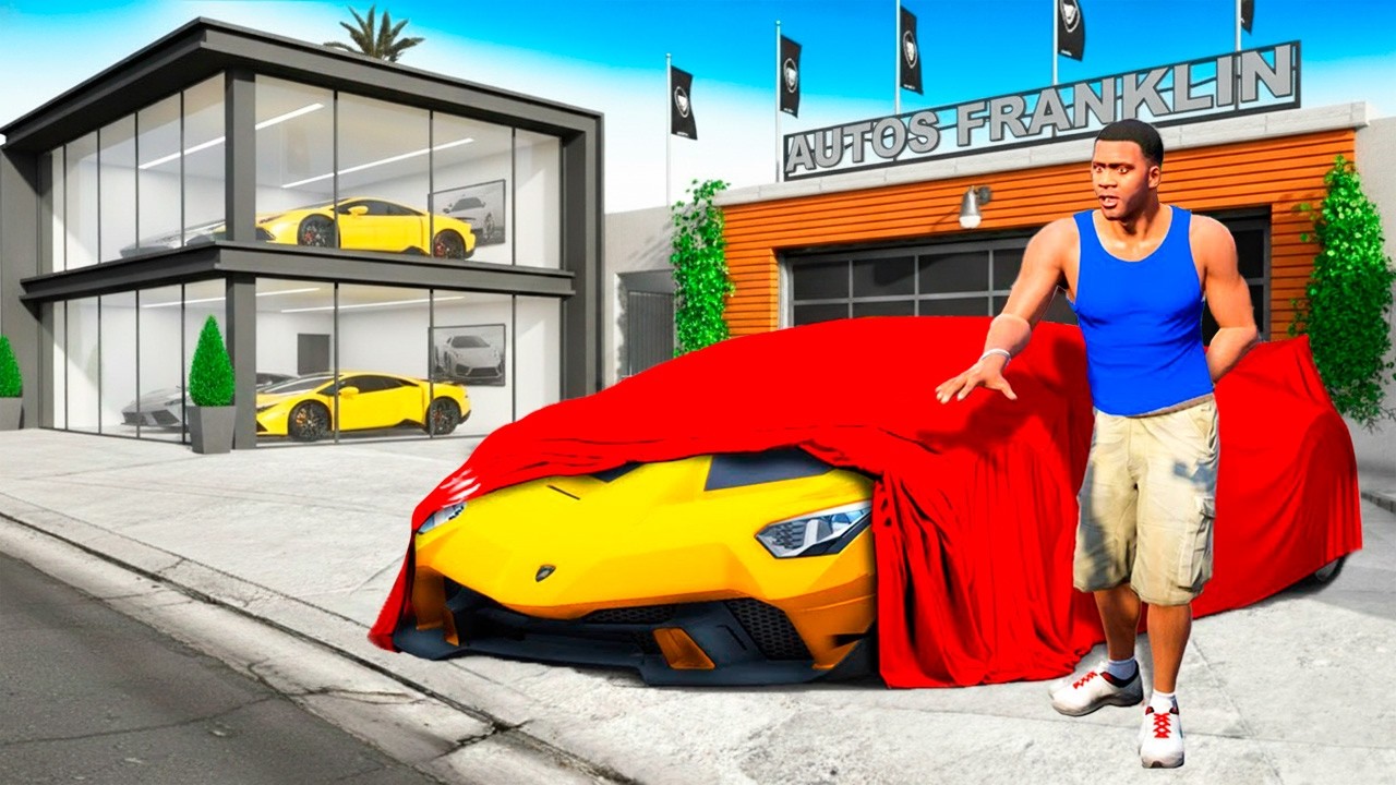 La CASA de Franklin en un CONCESIONARIO en GTA 5
