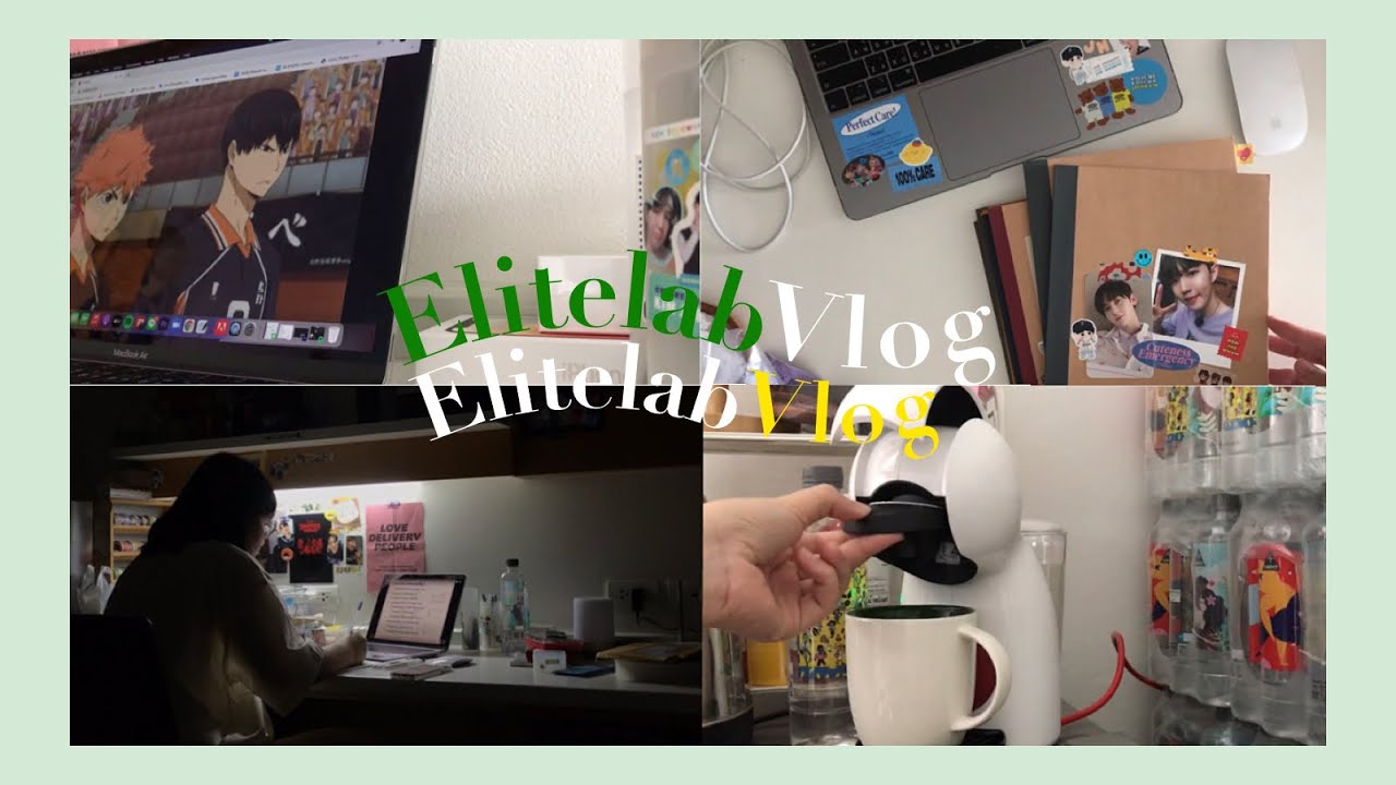 Vlog ep51 - Daily life ชีวิตเด็กหอ, เครื่องชงกาแฟ Dolce Gusto, ทำสรุป, ฟิตเนตไทมส์ #elitelab_