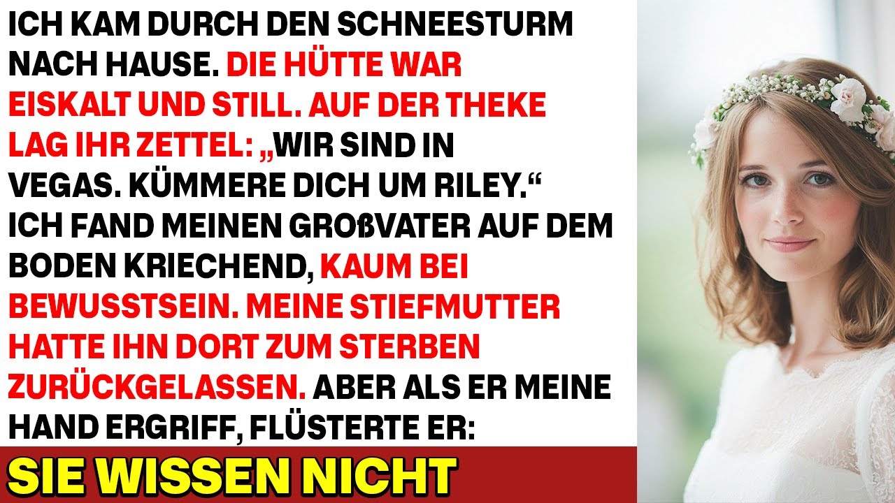 Meine Stiefmutter ließ meinen Großvater auf dem Boden sterben und erwartete dann dass ich mich darum