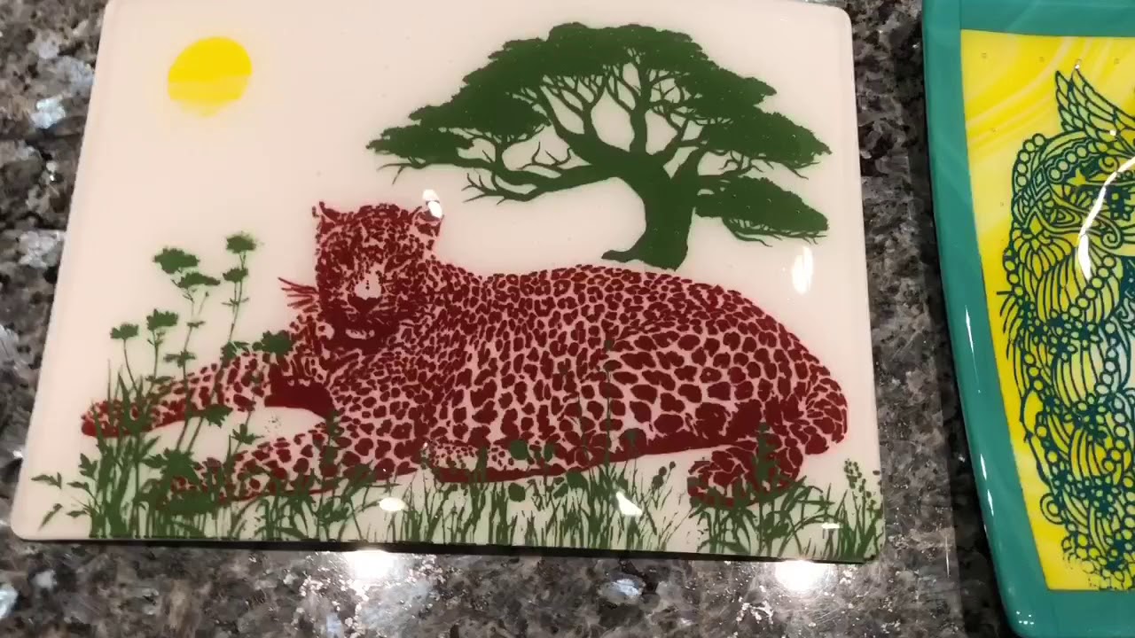 EZScreenPrint Stencils on Glass