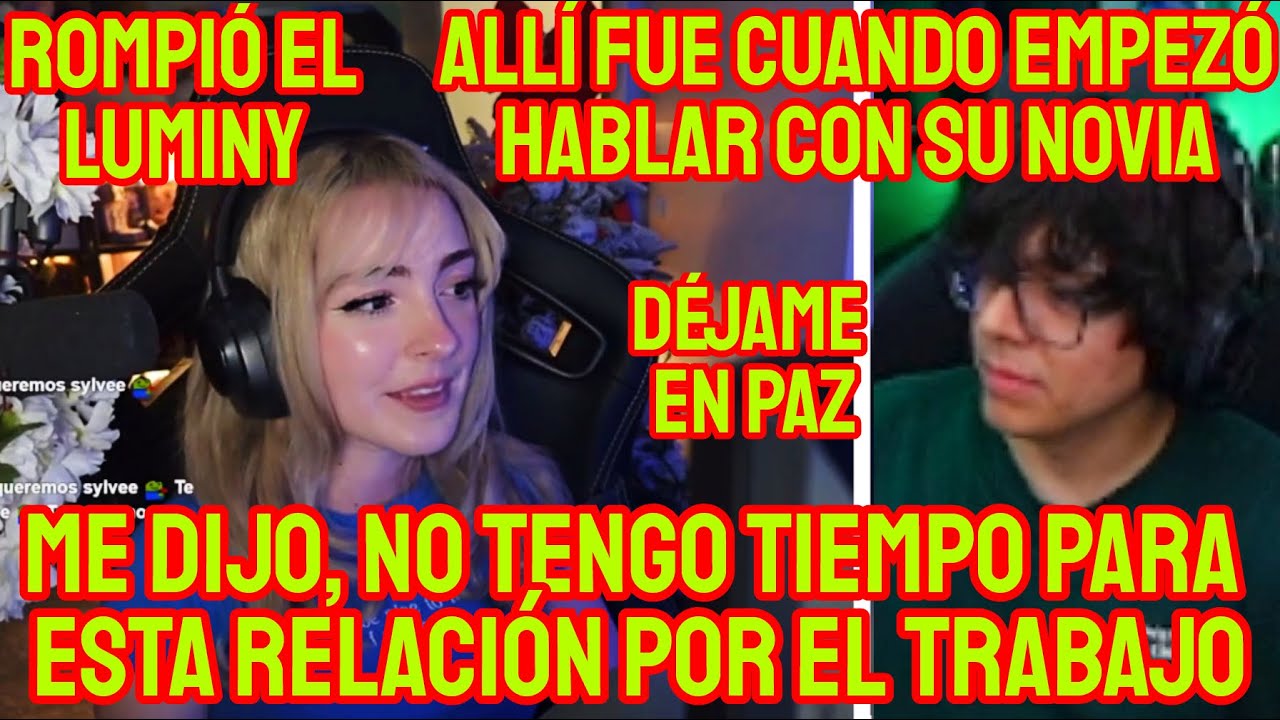 DAARICK RAIDEA A SYLVEE, ELLA ROMPIÓ SU LUMINY, LE DICE QUE LA DEJE EN PAZ, YA LO SUPERÓ